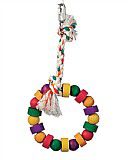  ���� ����� ����  Living World Junglewood Bird Toy - Small Bead and Block Ring
