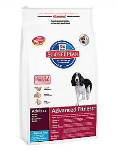 ���� ����� ��� ������ ����� ���� ����� 12 �"� - Hill's Science Plan Advanced Fitness Tuna and Rice