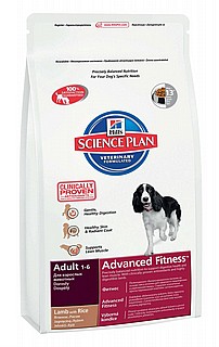 ���� ����� ��� ������ ����� ��� ����� 12 �"� -Hill's Science Plan Advanced Fitness Lamb and Rice