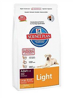 ���� ����� ���� ���� ������ ���� ��� ���� 12 �"� Hill's Science Plan Light Large Breed