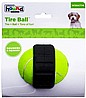 כדור טאייר גדול מצפצף חזק פט סטייג' Tire Ball COMBINES TENNIS BALL & TIRE TOYS