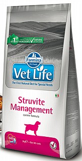 �� ���� Vet Life - ���� ����� ���� ���� �� ����� ����� ���� - STRUVITE MANAGEMENT CANINE - �� 2 �"� ������� Farmina