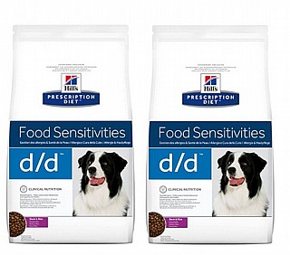 ��� ��� ���� ����� ������ ���� D/D ����� 24 �"� Two Bags of Hill's Prescription Diet Duck D/D