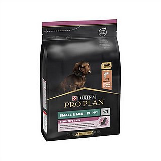 ������ ��� ���� ����� 3 �"�  Pro Plan Dog Small & Mini Puppy Sensitive Skin Salmon