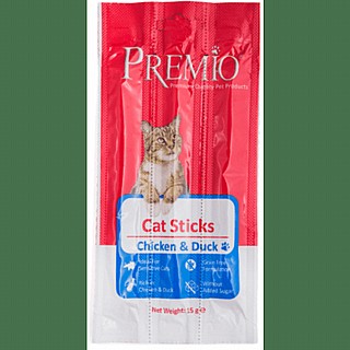 ����� ���� ��� ������ ����� 15 ��� Premio Sticks Chicken & Duck