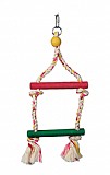  ���� ����� ���� Living World Junglewood Bird Toy - 2-Step Rope Ladder
