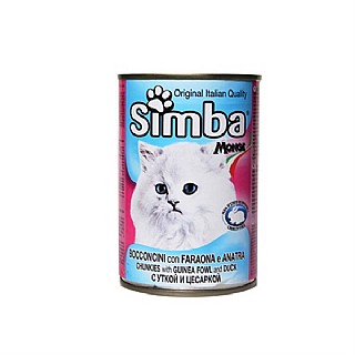 ���� ������� ������ ����� ������� ������ ����� 415 ��� Simba Chunkies with Guinea Fowl and Duck Canned