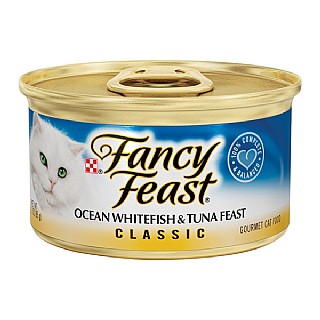 ���� ������� ���� ���� ��� �� ������� ����� 85 ��� Fancy Feast Classic Ocean Whitefish & Tuna
