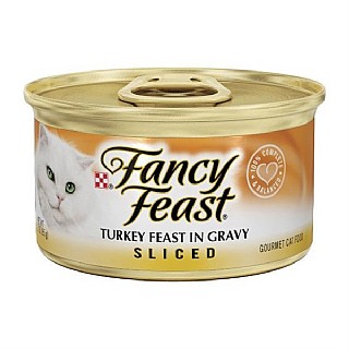 ���� ������� ���� ���� ������ ���� ����� 85 ��� Fancy Feast Sliced Turkey Gravy